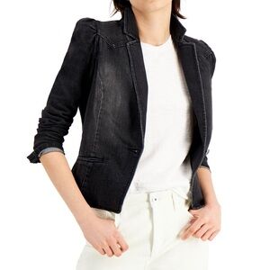 INC International Concepts Denim Blazer NWT